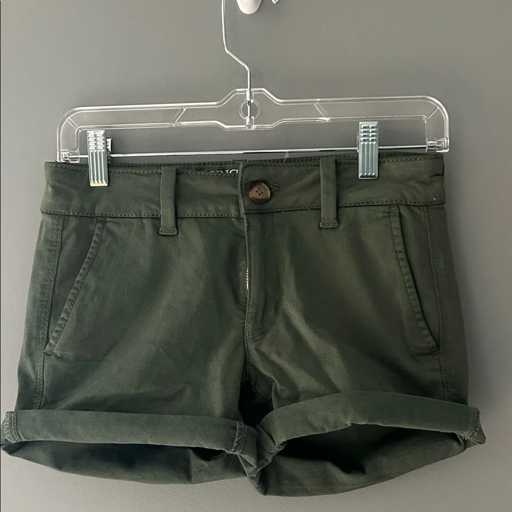 American Eagle Outfitters Dark Green Women's Shorts
